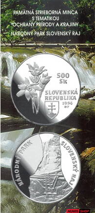 500 Sk Slovensko 1994 - Slovenský raj - leták
