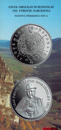 200 Sk Slovensko 1999 - Hviezdoslav - leták