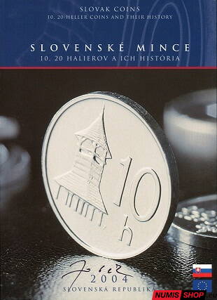 Sada mincí SR 2004 - strieborný 10 a 20 h - PROOF - ZOBEK - Limitovaná edícia iba 200 ks