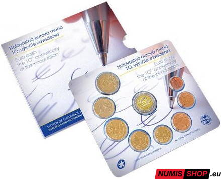 Sada mincí SR 2012 - 10 rokov eura
