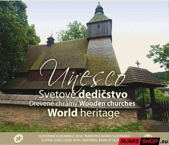 Sada mincí SR 2018 - Drevené kostolíky