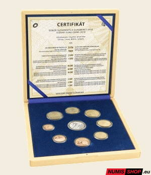 Sada mincí SR 2018 - ZOH Pjongčang - PROOF - luxusné prevedenie