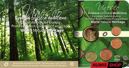Sada mincí SR 2019 - Bukové pralesy