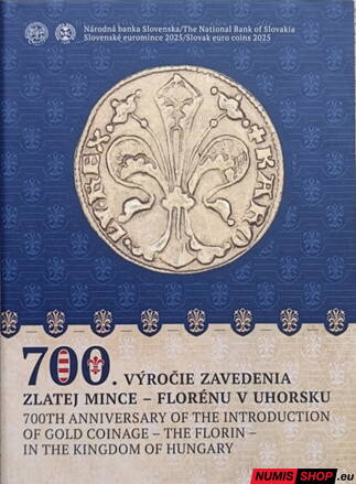 Sada mincí SR 2025 - Zavedenie florénu v Uhorsku - PROOF