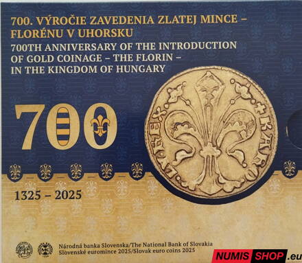 Sada mincí SR 2025 - Zavedenie florénu v Uhorsku