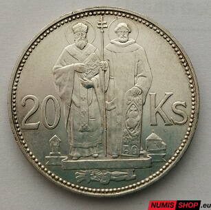 20 koruna SR 1941 var. dvojkríž