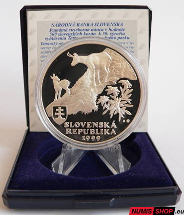 500 Sk Slovensko 1999 - TANAP - PROOF