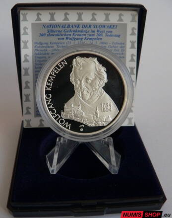 200 Sk Slovensko 2004 - Kempelen - PROOF