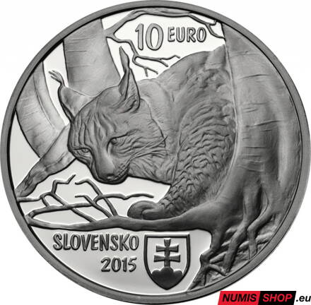 10 eur Slovensko 2015 - Karpatské bukové pralesy - BK
