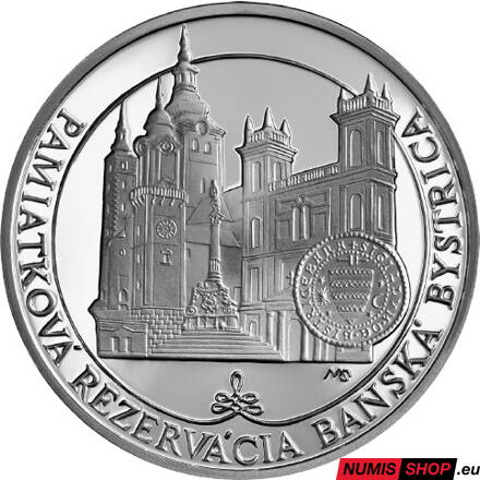 20 eur Slovensko 2016 - Pamiatková rezervácia Banská Bystrica - PROOF 