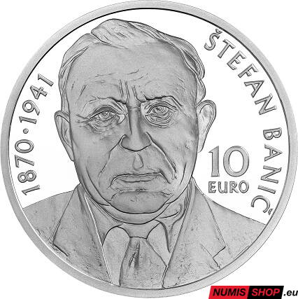 10 eur Slovensko 2020 - Štefan Banič - BK