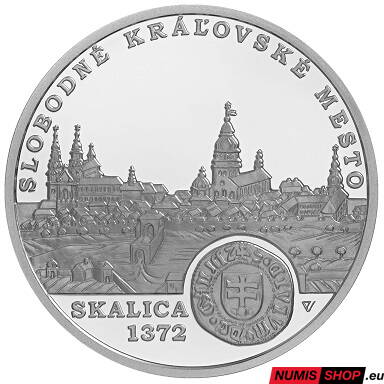 10 eur Slovensko 2022 - Povýšenie Skalice na slobodné kráľovské mesto - PROOF