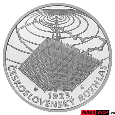 10 eur Slovensko 2023 - Začiatok pravidelného vysielania československého rozhlasu - BK