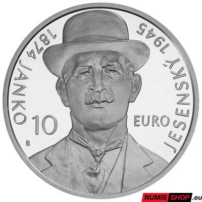10 eur Slovensko 2024 - Janko Jesenský - BK