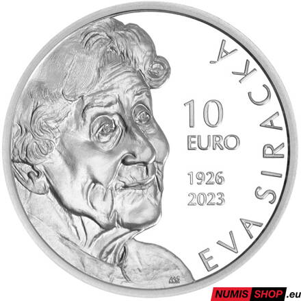 10 eur Slovensko 2026 - Eva Siracká - PROOF