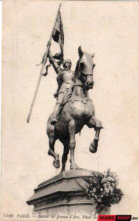 Pohľadnica - Francúzsko - Paris Statue de Jeanne d ´Arc