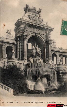 Pohľadnica - Francúzsko - Marseille - Le Palais de Longchamp