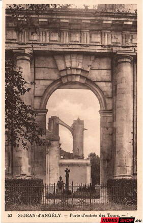 Pohľadnica - Francúzsko - St-Jean d´Angély - Porte déntrée des Tours