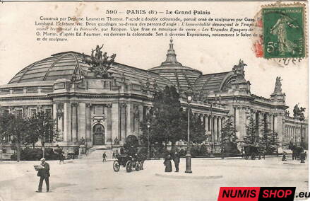 Pohľadnica - Francúzsko - Paris - La Grand Palais