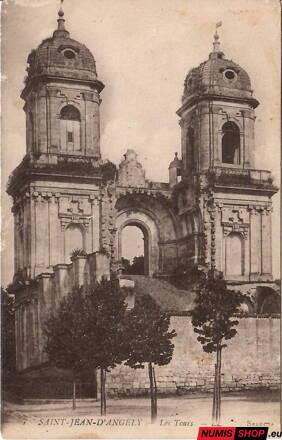 Pohľadnica - Francúzsko - St-Jean d´Angély - Les Tours
