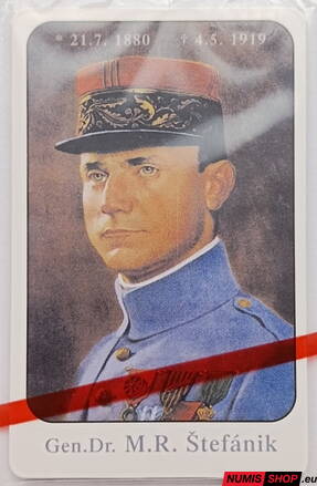 Telefónna karta - Slovensko - 1997 - M. R. Štefánik - 10 jednotiek