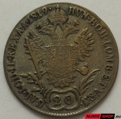 RU - František II. - 20 kreuzer - 1819 A