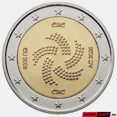 Írsko 2 euro 2026 - Predsedníctvo v Rade EÚ - UNC