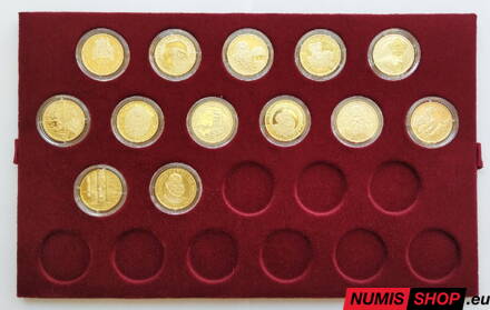 Plato na slovenské zlaté euromince od roku 2009 - 22 ks
