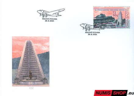 Slovensko - 2024 - 80. výročie Karpatsko-duklianskej operácie - 826 FDC