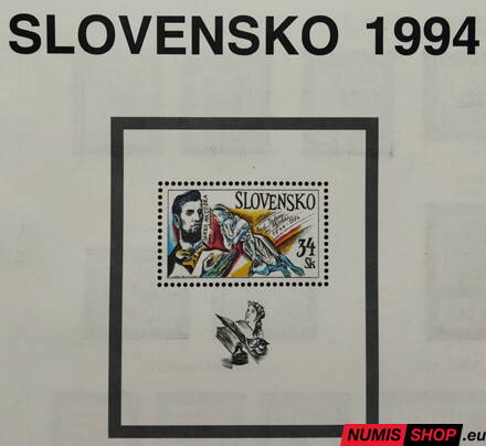 Slovensko - známky - 1994 - komplet zbierka v zasklených listoch