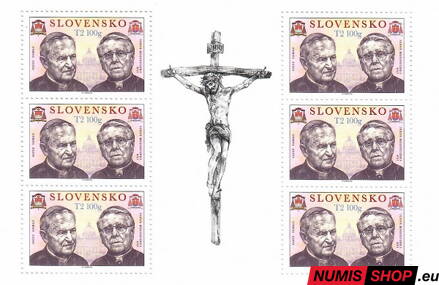Slovensko - 2024 - Osobnosti: Ján Chryzostom Korec a Jozef Tomko - 810 upravený tlačový list