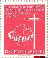Vatikán - 1967 - 3. svetový apoštolský kongres - L40 - 530