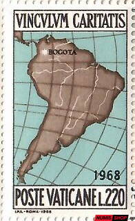 Vatikán - 1968 - Medzinárodný kongres v Bogote - L220 - 539