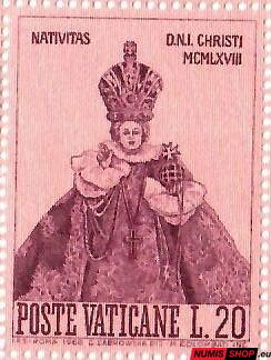 Vatikán - 1968 - Vianoce - L20 - 540