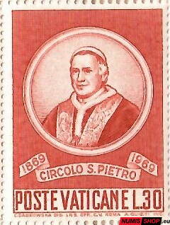 Vatikán - 1969 - 100. výročie Kruhu sv. Petra - L30 - 552