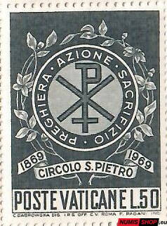 Vatikán - 1969 - 100. výročie Kruhu sv. Petra - L50 - 553